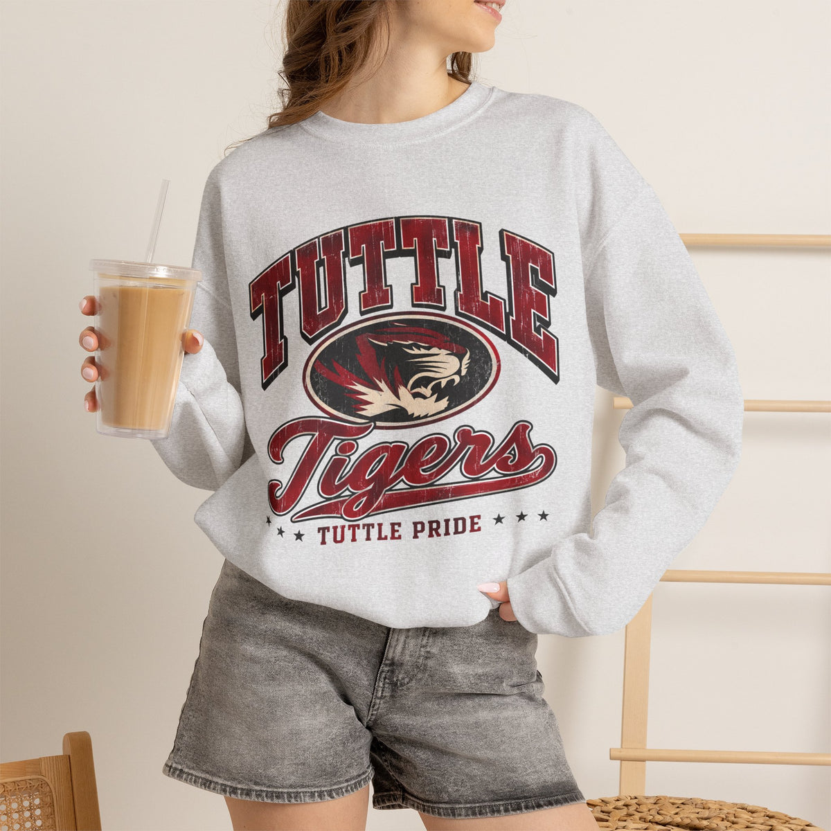 Tuttle Tigers Crewneck Sweatshirt