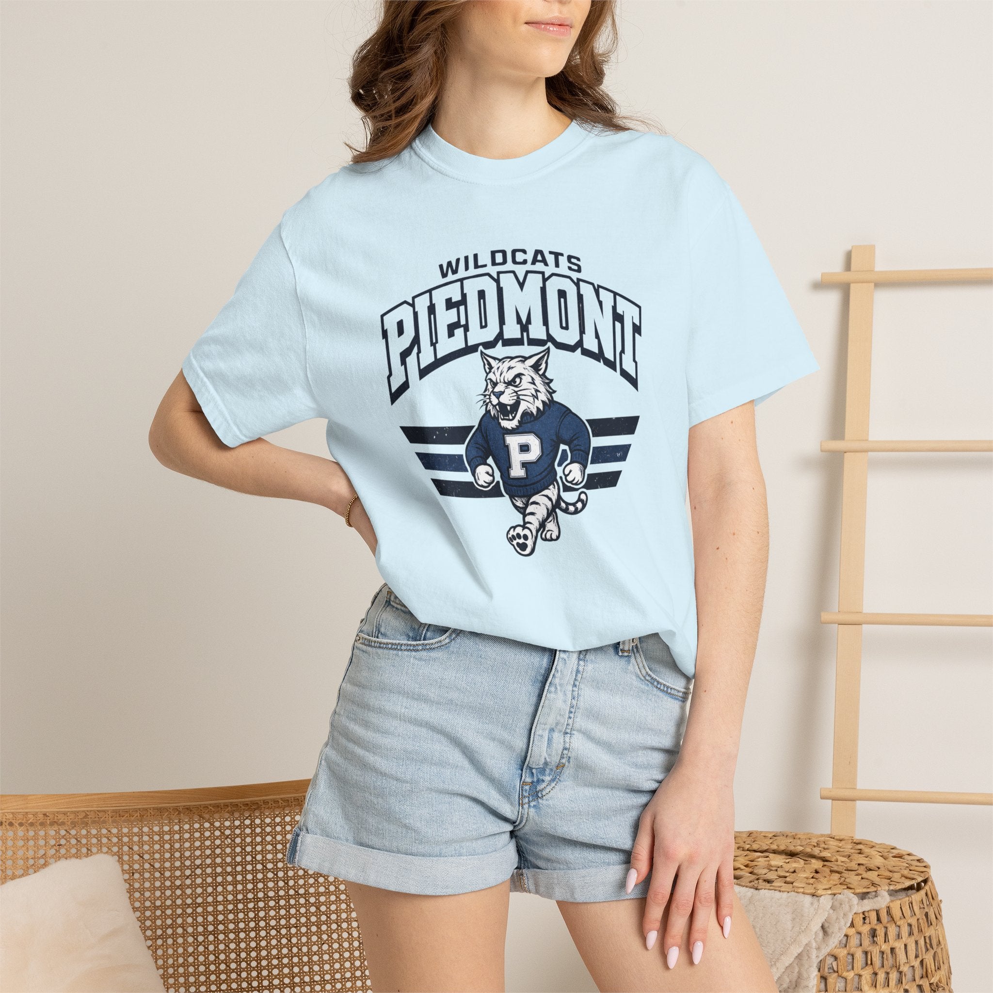 Piedmont Wildcats Vintage Mascot T-Shirt