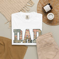 Dad Patriotic Camo T-Shirt – American Flag & Woodland Camouflage Dad Tee
