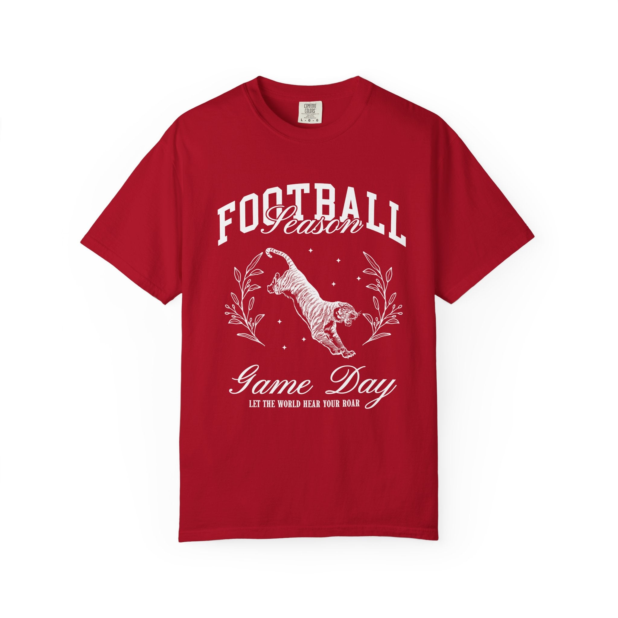 Football Season Game Day T-Shirt — Vintage Tiger Tailgate Tee