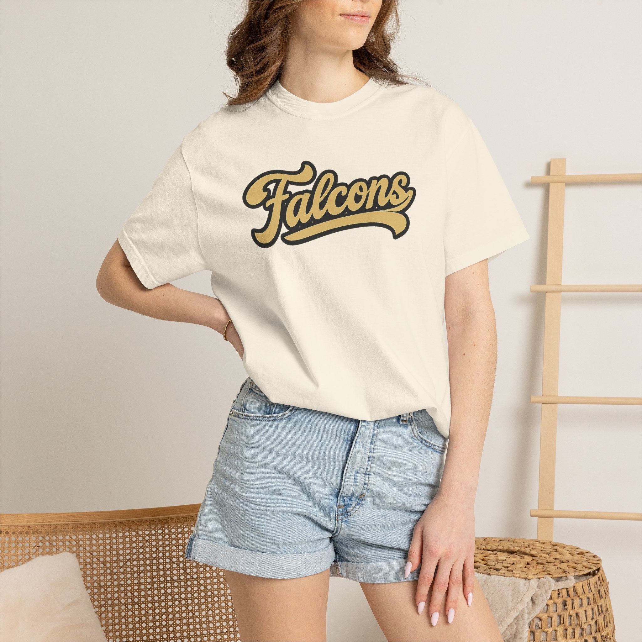 Falcons Script Logo T‑Shirt