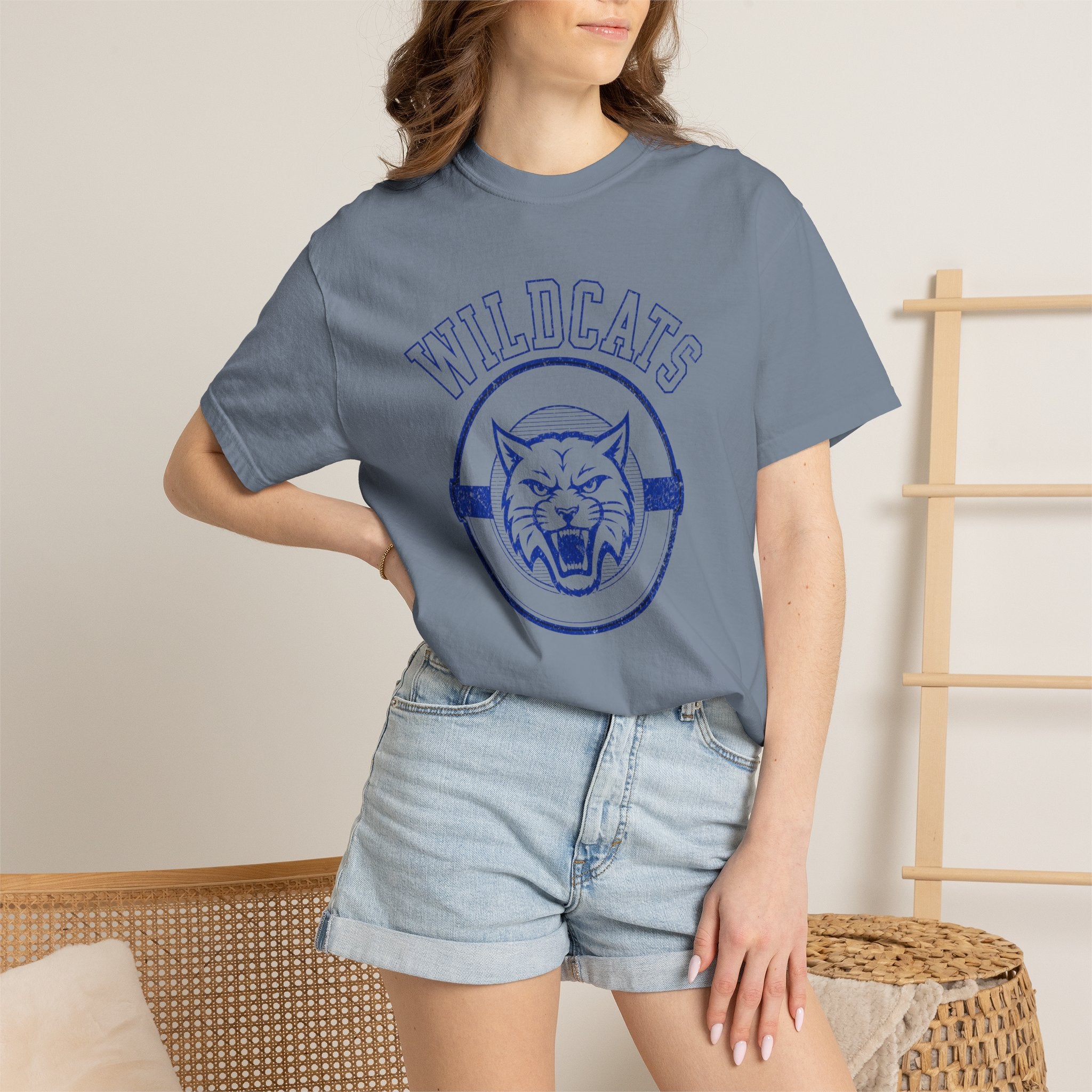 Wildcats Graphic T-Shirt - Vintage Mascot Tee