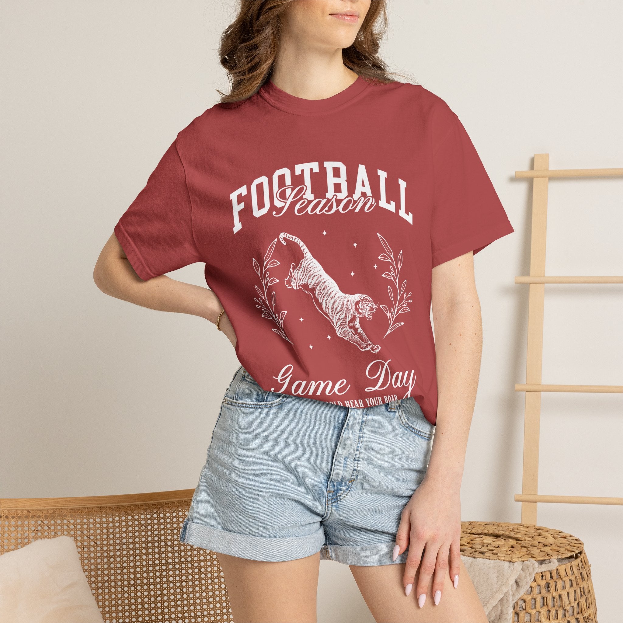 Football Season Game Day T-Shirt — Vintage Tiger Tailgate Tee