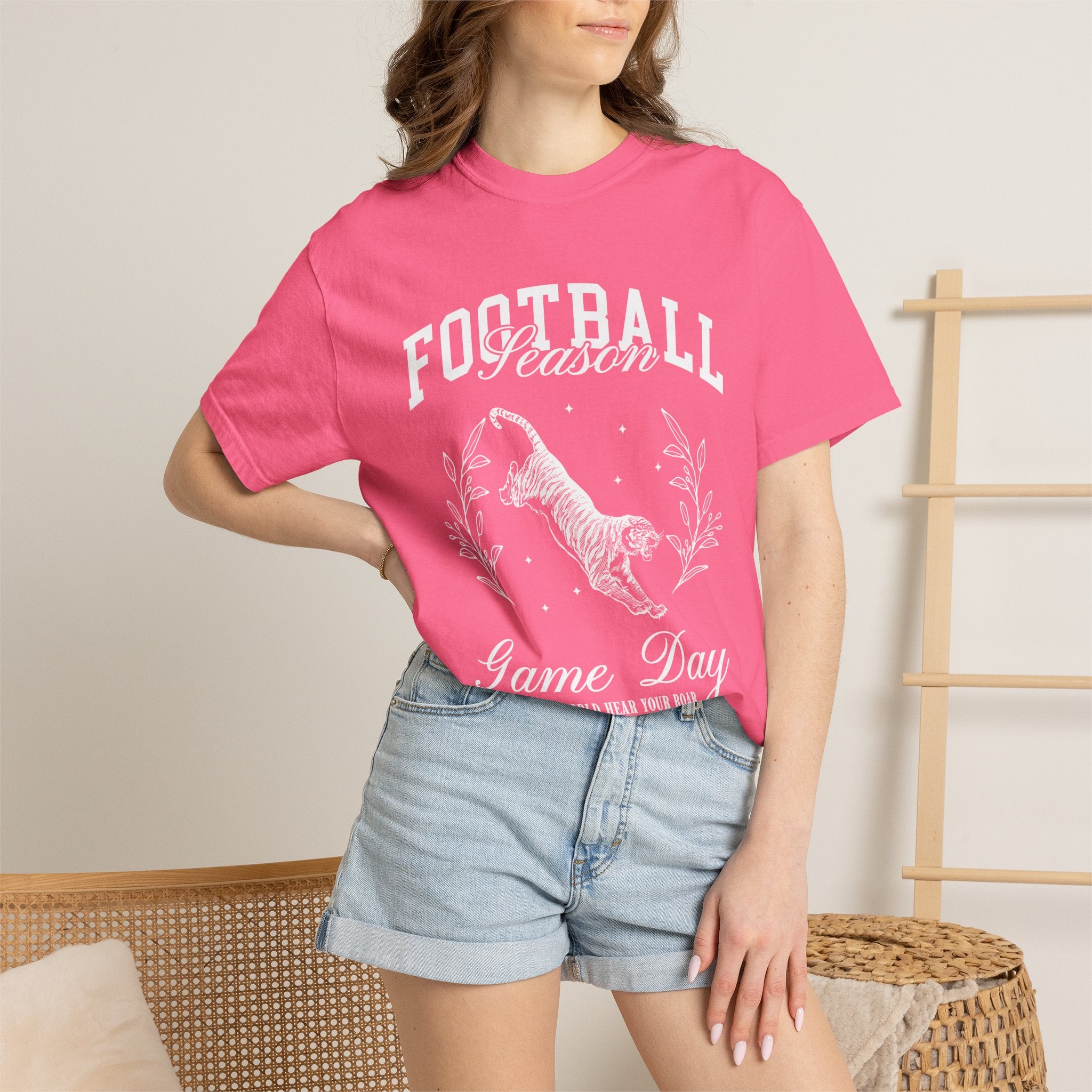 Football Season Game Day T-Shirt — Vintage Tiger Tailgate Tee