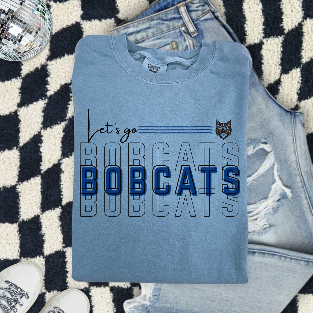 Let’s Go BC Bobcats T-Shirt — Vintage Collegiate Bobcats Tee