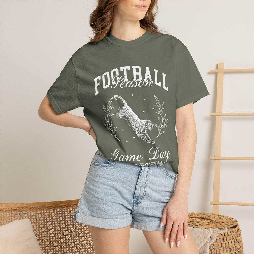 Football Season Game Day T-Shirt — Vintage Tiger Tailgate Tee