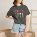 Skeleton Football Team Graphic T-Shirt — Vintage Sports Halloween Tee