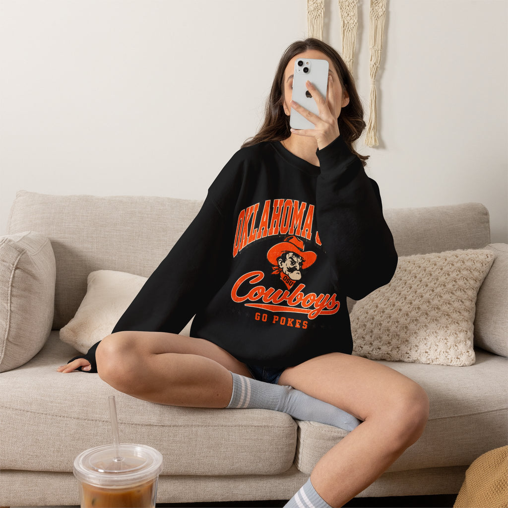 Oklahoma State Cowboys Crewneck Sweatshirt – Vintage Logo