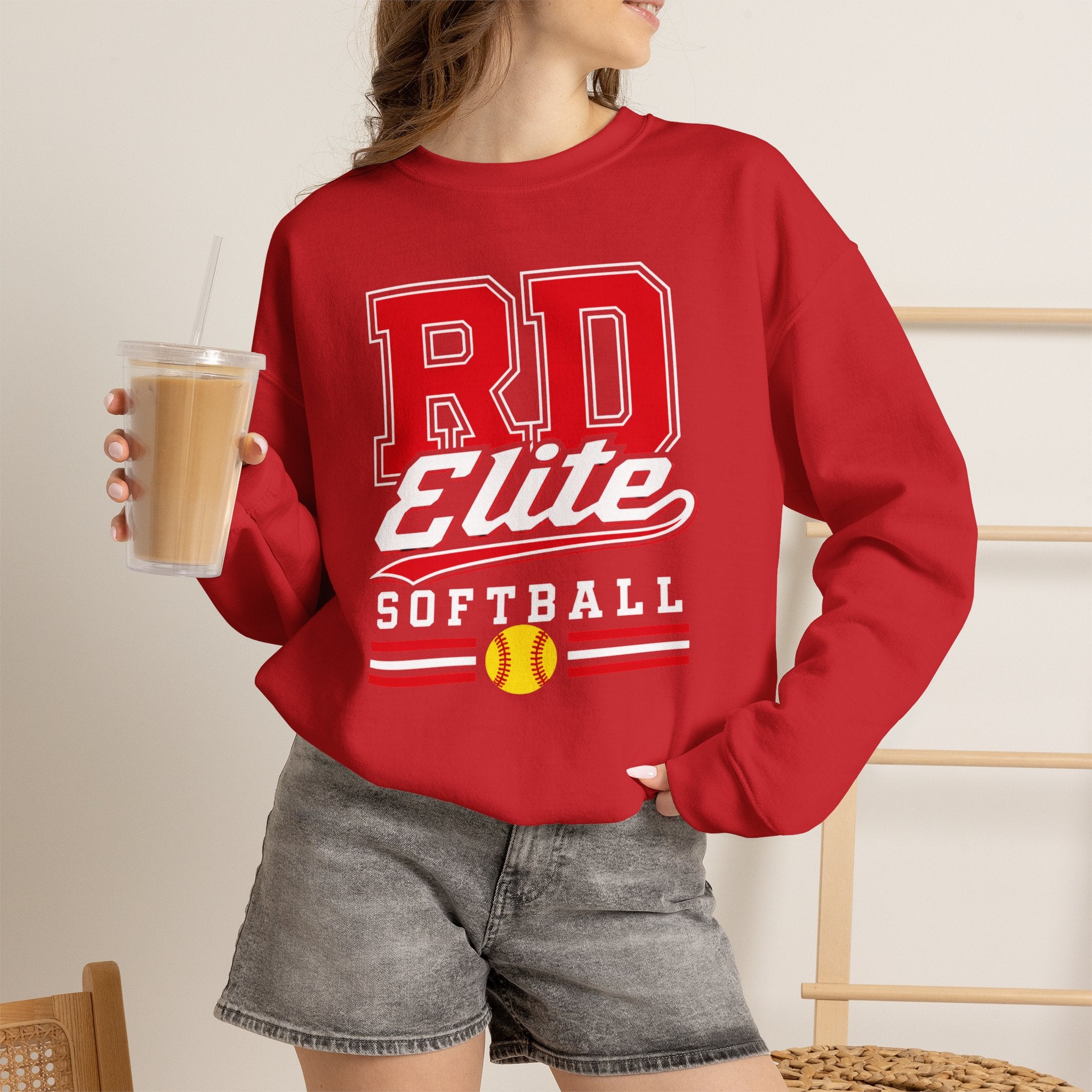 RD Elite Softball Adult Crewneck Sweatshirt