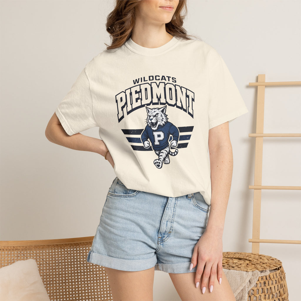 Piedmont Wildcats Vintage Mascot T-Shirt