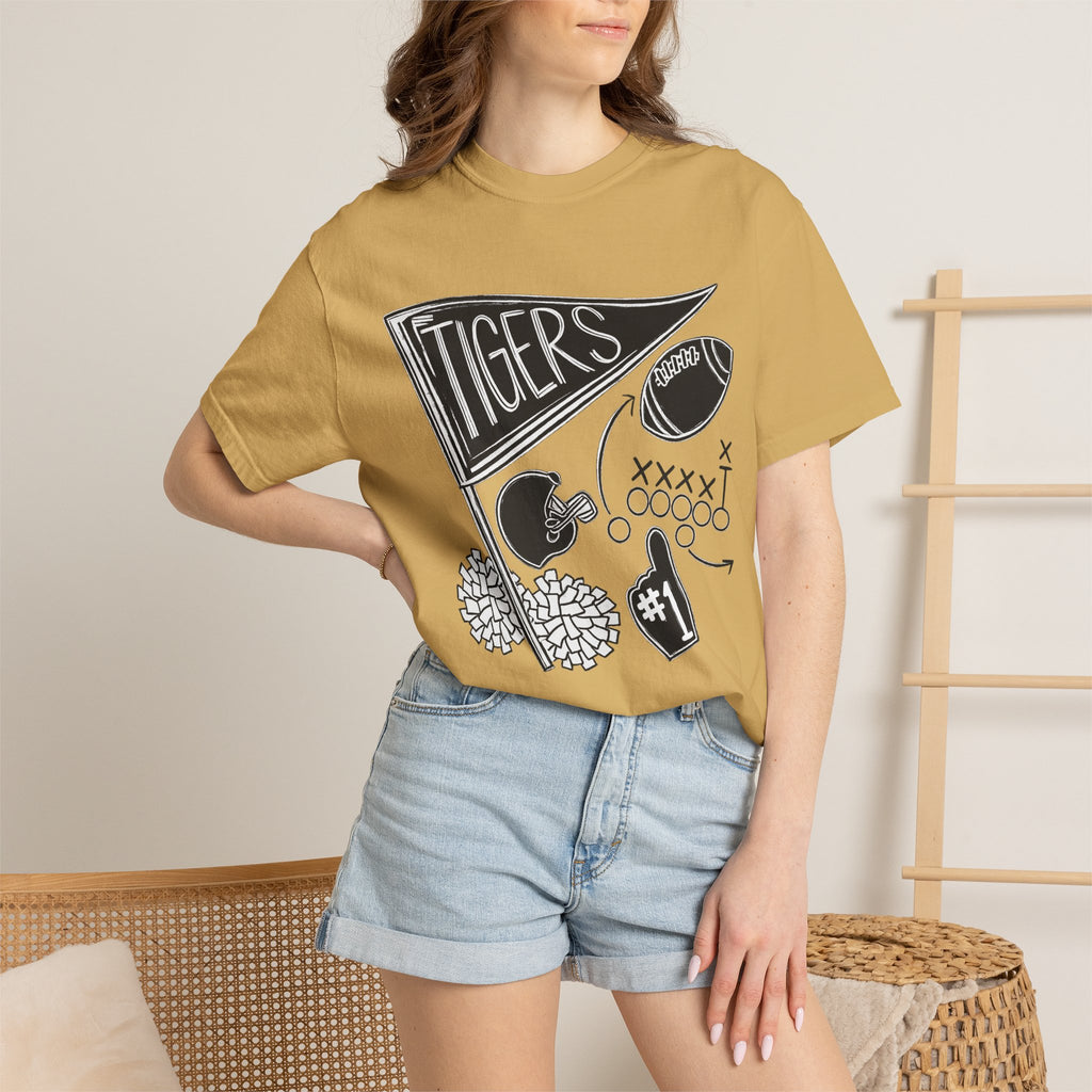 Tigers Football Graphic T-Shirt