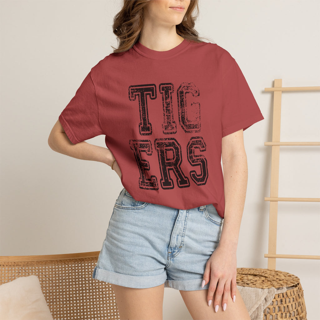 Tigers Vintage Distressed Tee