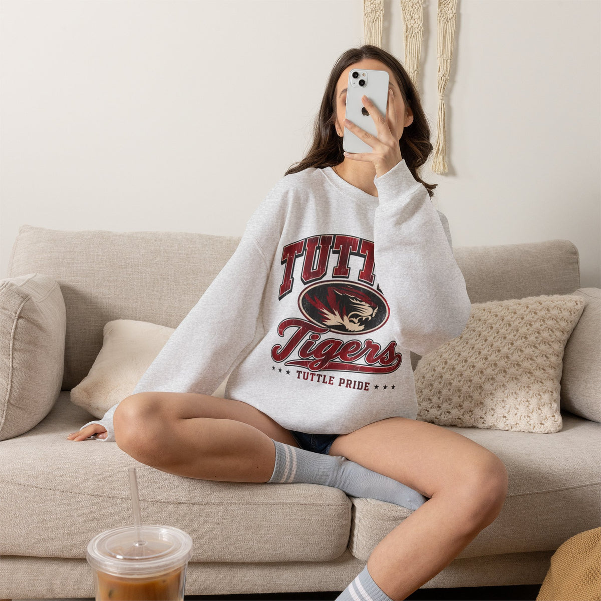 Tuttle Tigers Crewneck Sweatshirt