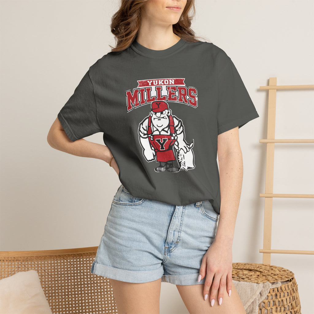 Yukon Millers Mascot T-Shirt — Vintage School Spirit Tee