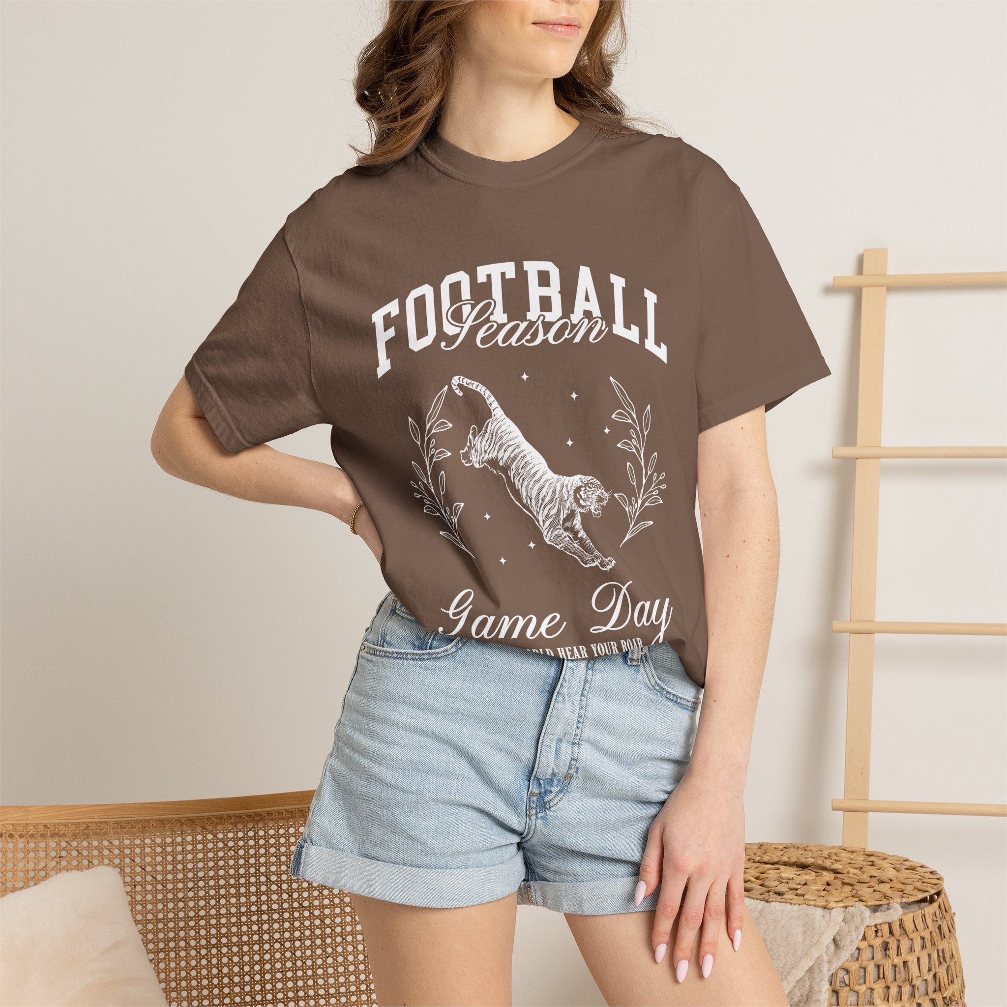 Football Season Game Day T-Shirt — Vintage Tiger Tailgate Tee