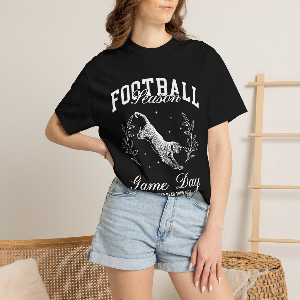 Football Season Game Day T-Shirt — Vintage Tiger Tailgate Tee