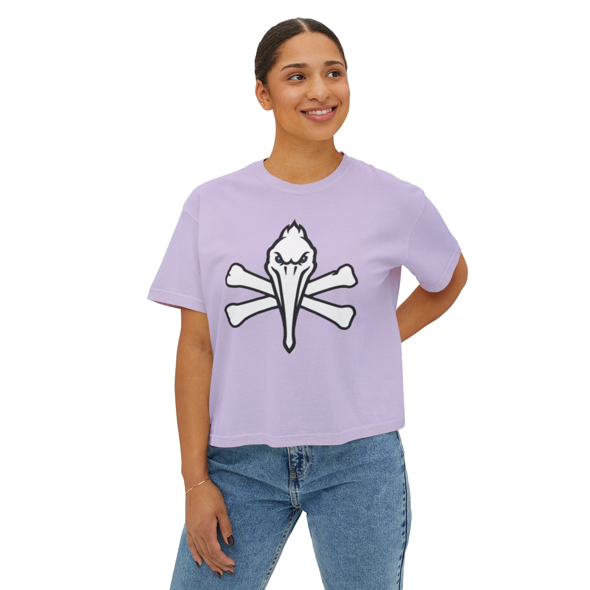 Pelicans CC Boxy Style Crop Tee