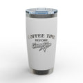 Coffee Time Before Gametime 20oz Engraved Tumbler