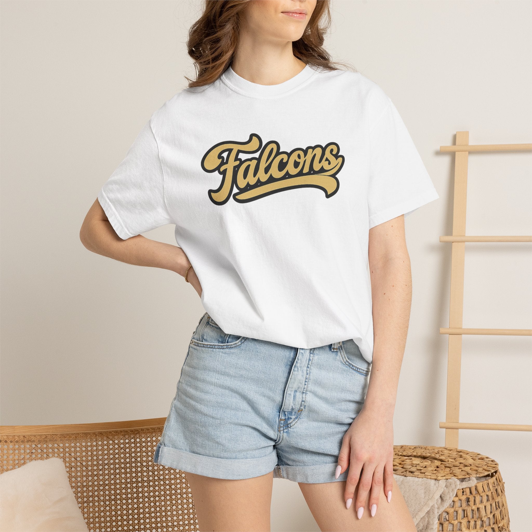 Falcons Script Logo T‑Shirt