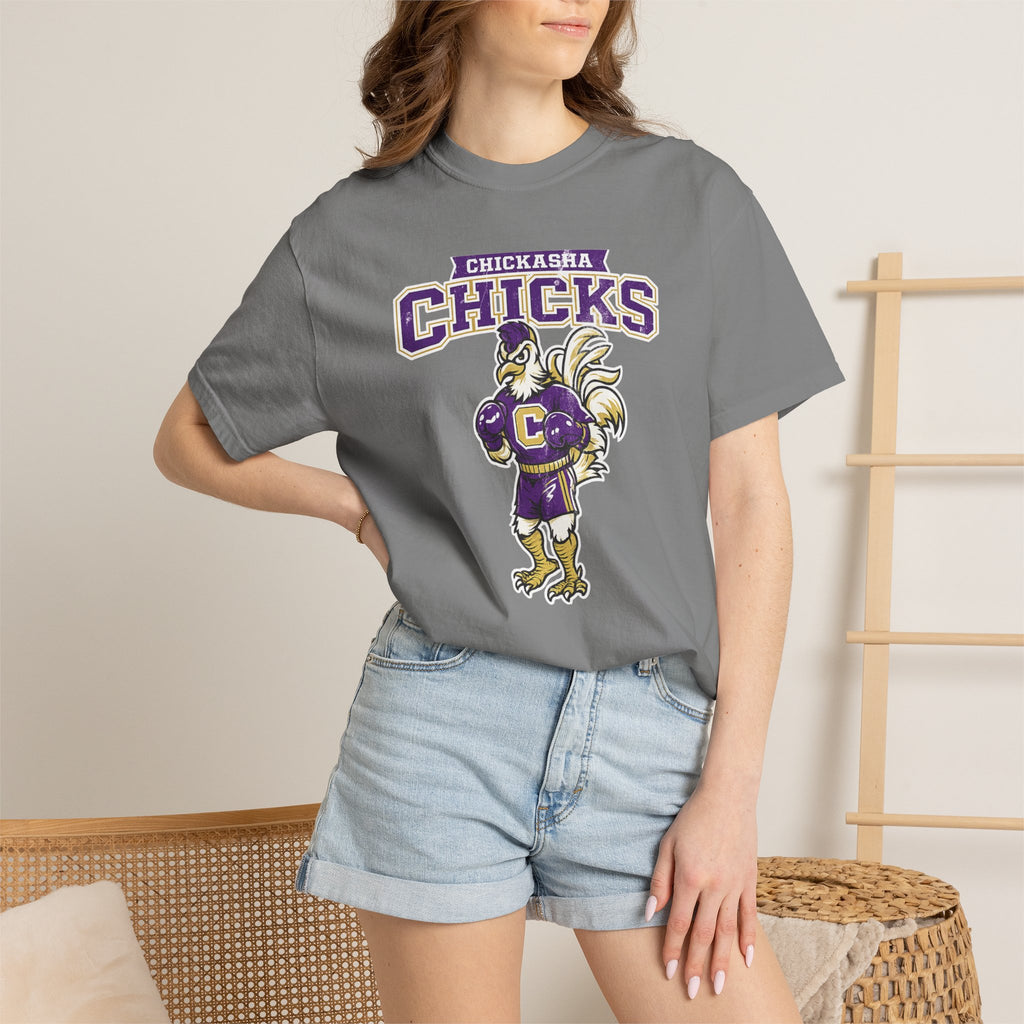 Chickasha Chicks Mascot T-Shirt — Vintage School Spirit Tee