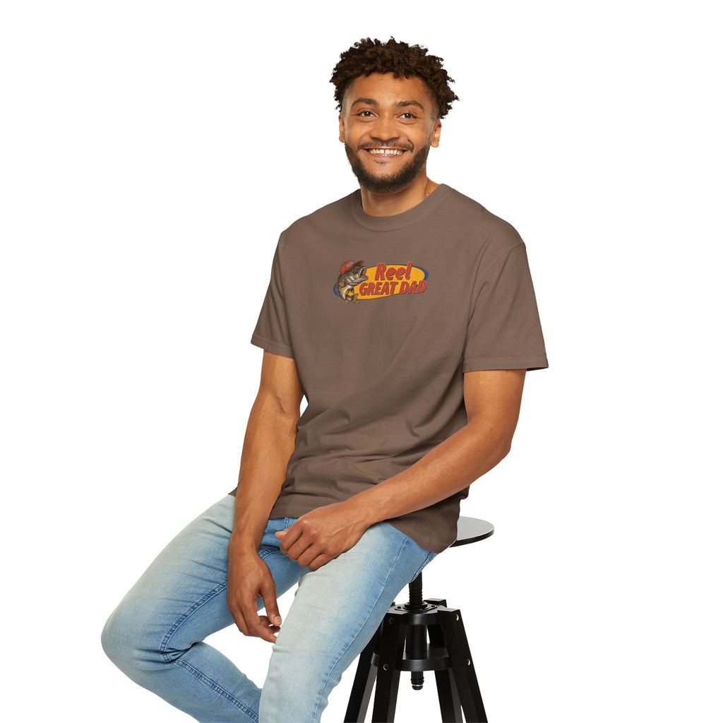 Reel Great Dad T‑Shirt — Fishing Dad Graphic Tee