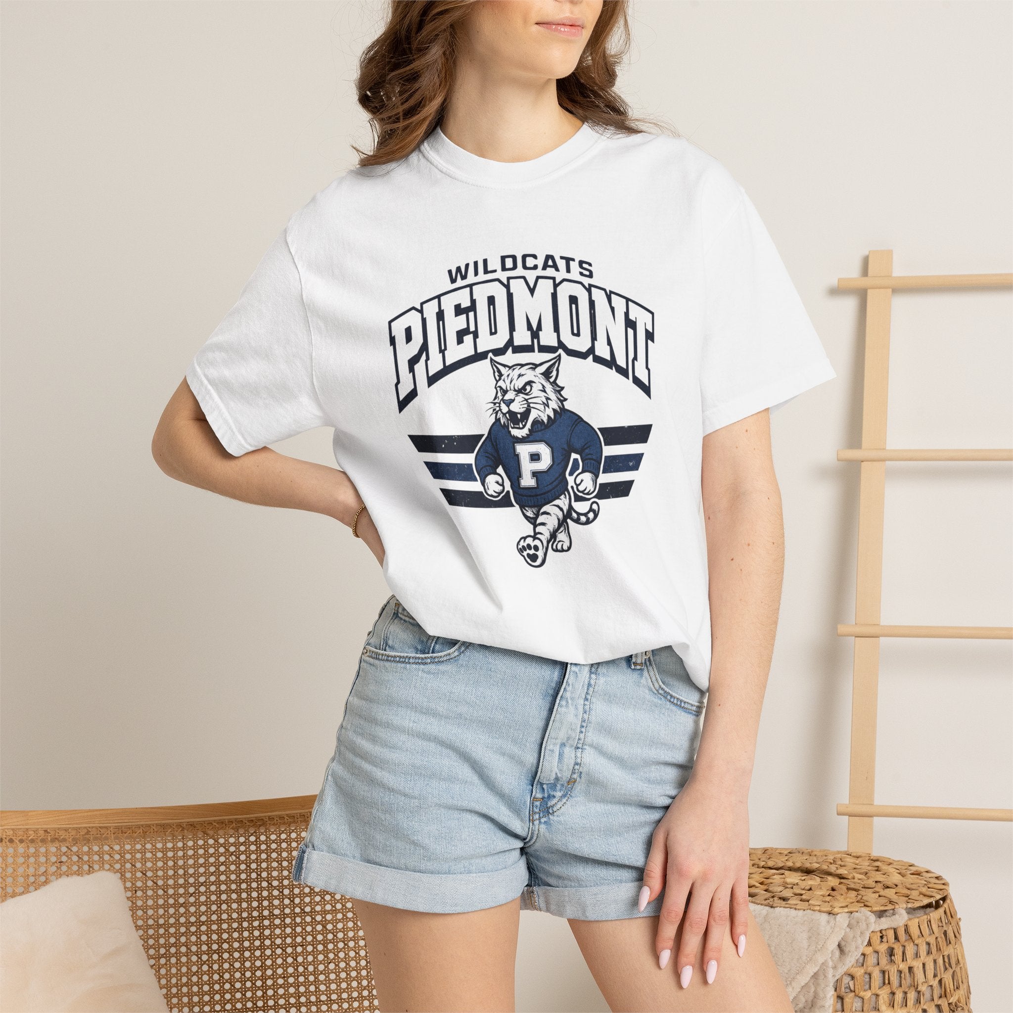 Piedmont Wildcats Vintage Mascot T-Shirt