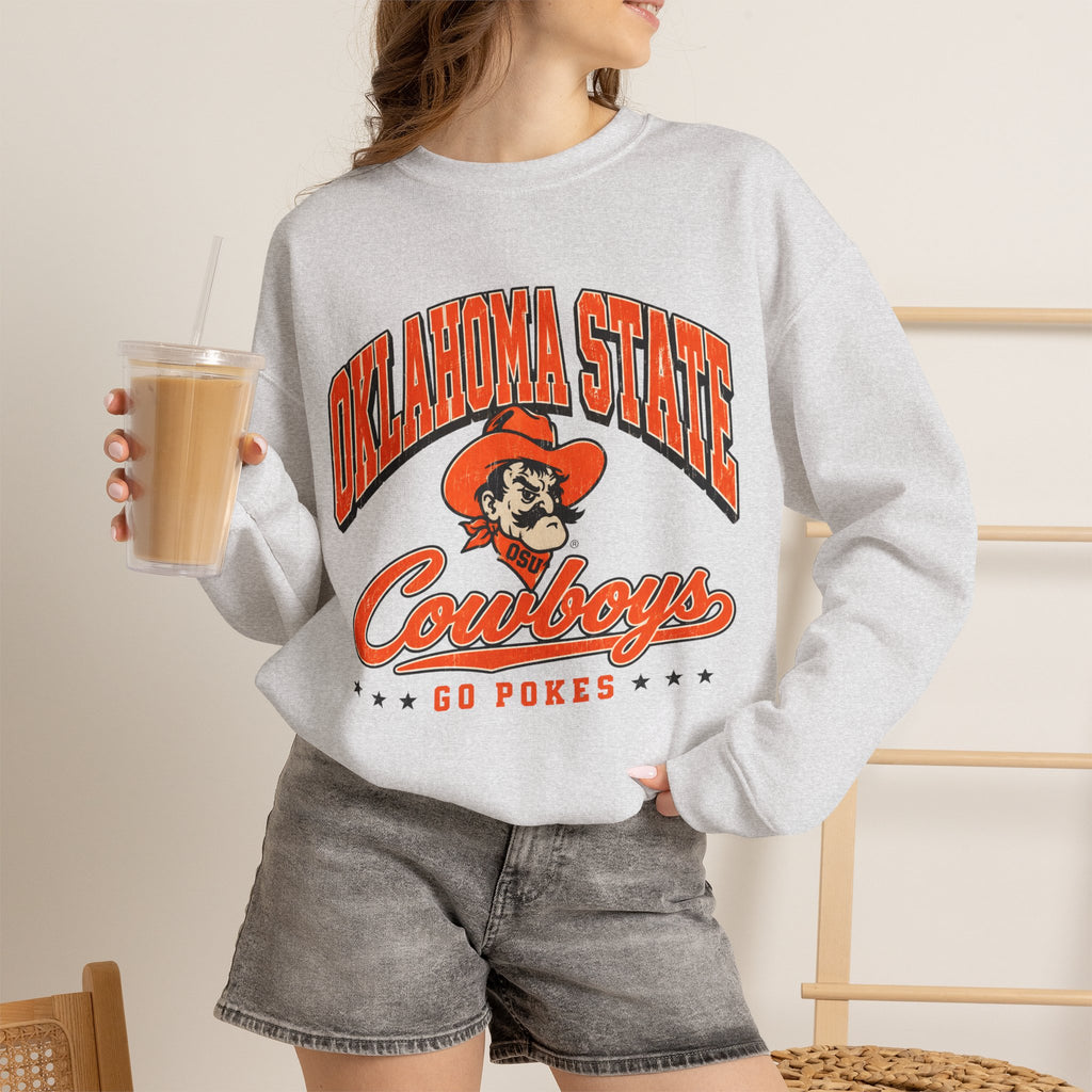 Oklahoma State Cowboys Crewneck Sweatshirt – Vintage Logo