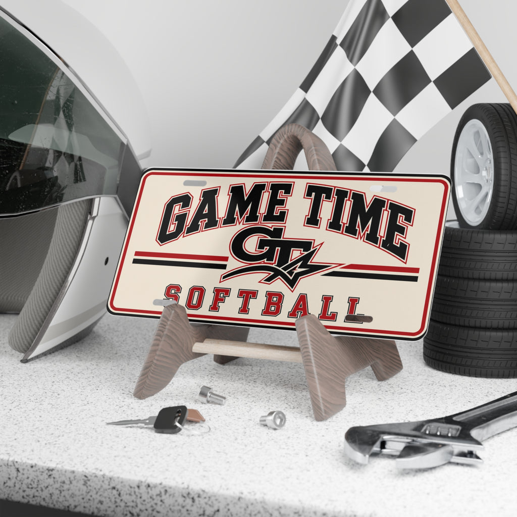 GT Softball Car Plate