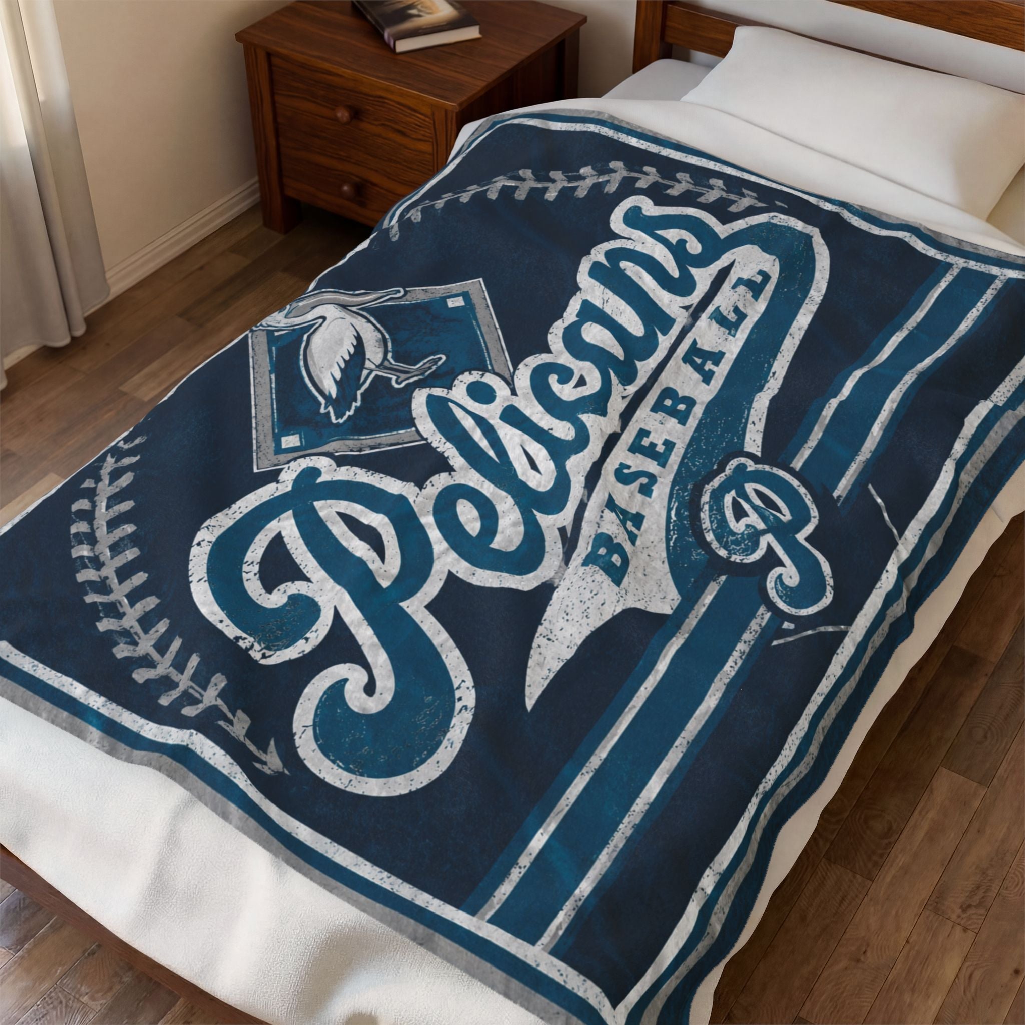 Pelicans Velveteen Plush Blanket 50x60