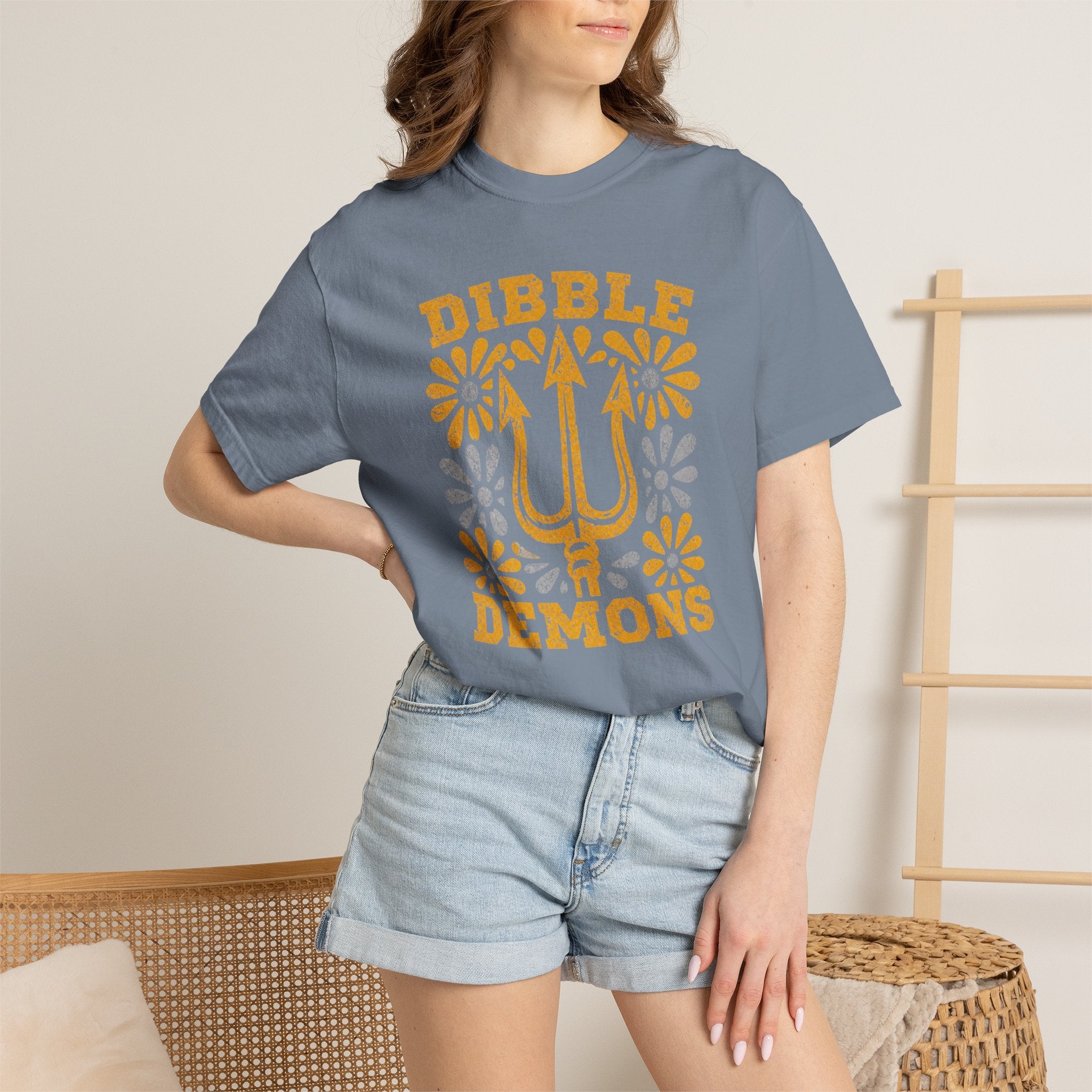 Dibble Demons Floral Trident T-Shirt