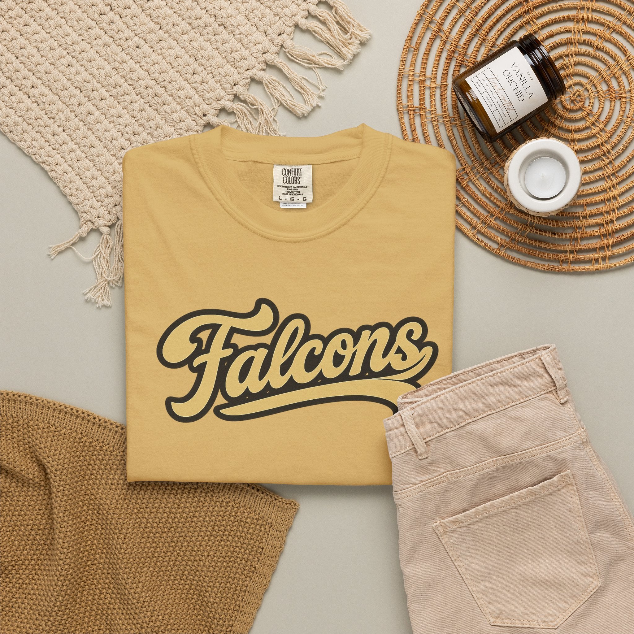 Falcons Script Logo T‑Shirt