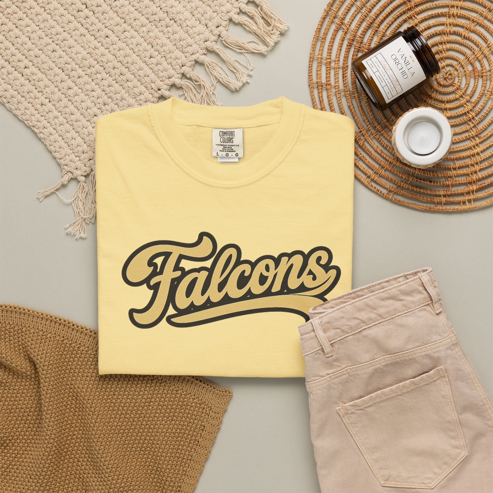 Falcons Script Logo T‑Shirt