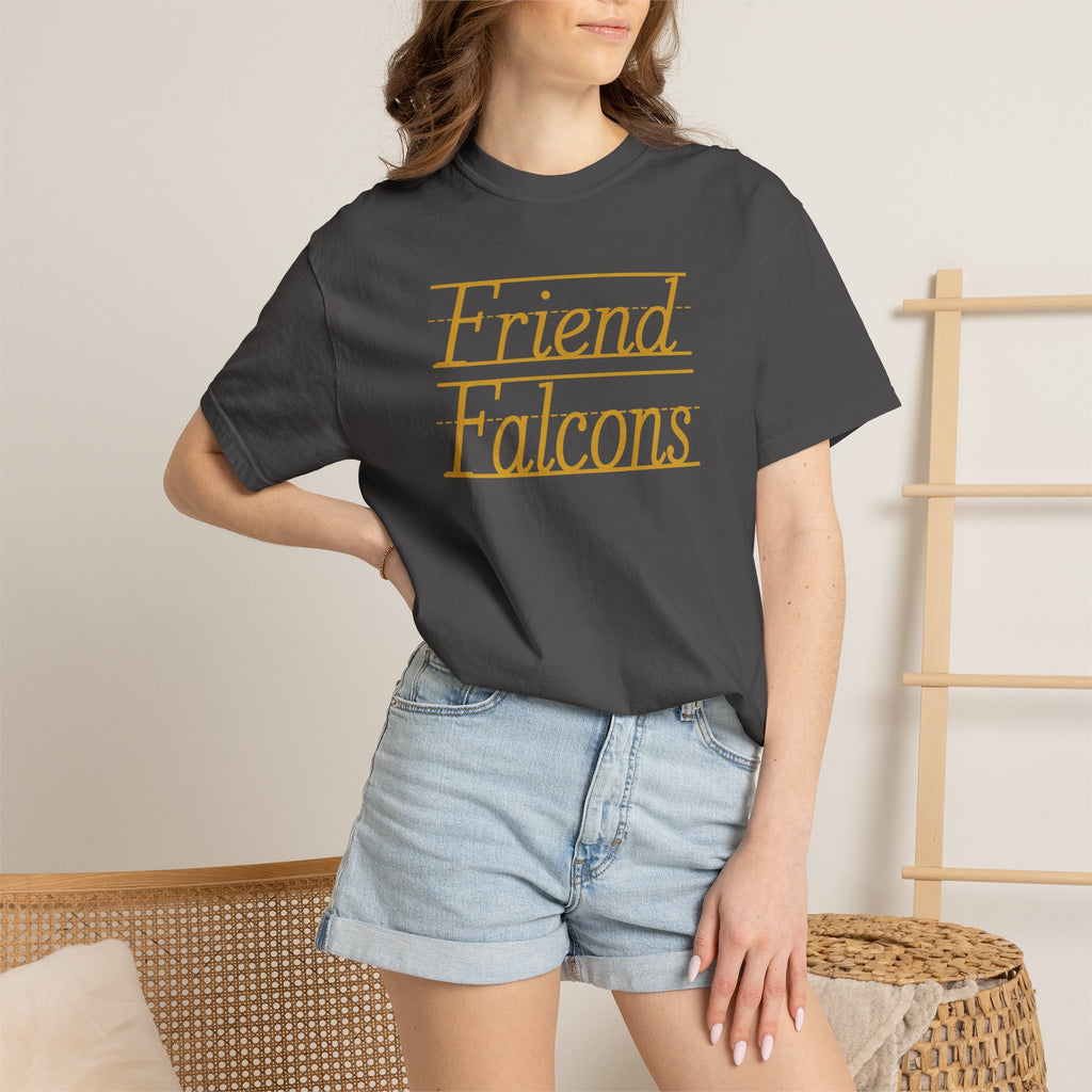 Friend Falcons T-Shirt — Vintage Script School Spirit Tee