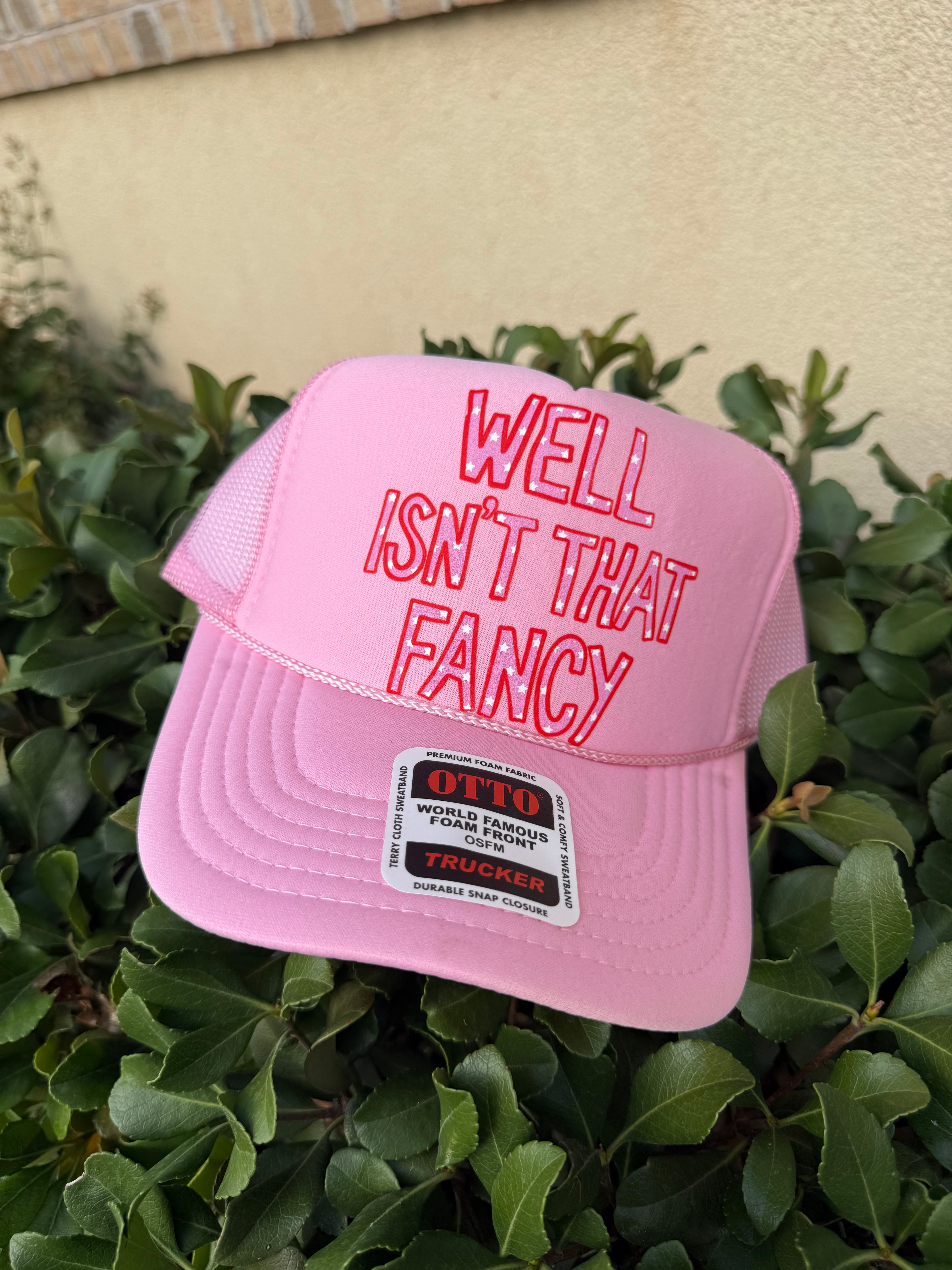 Well Isn’t That Fancy Pink Trucker Hat