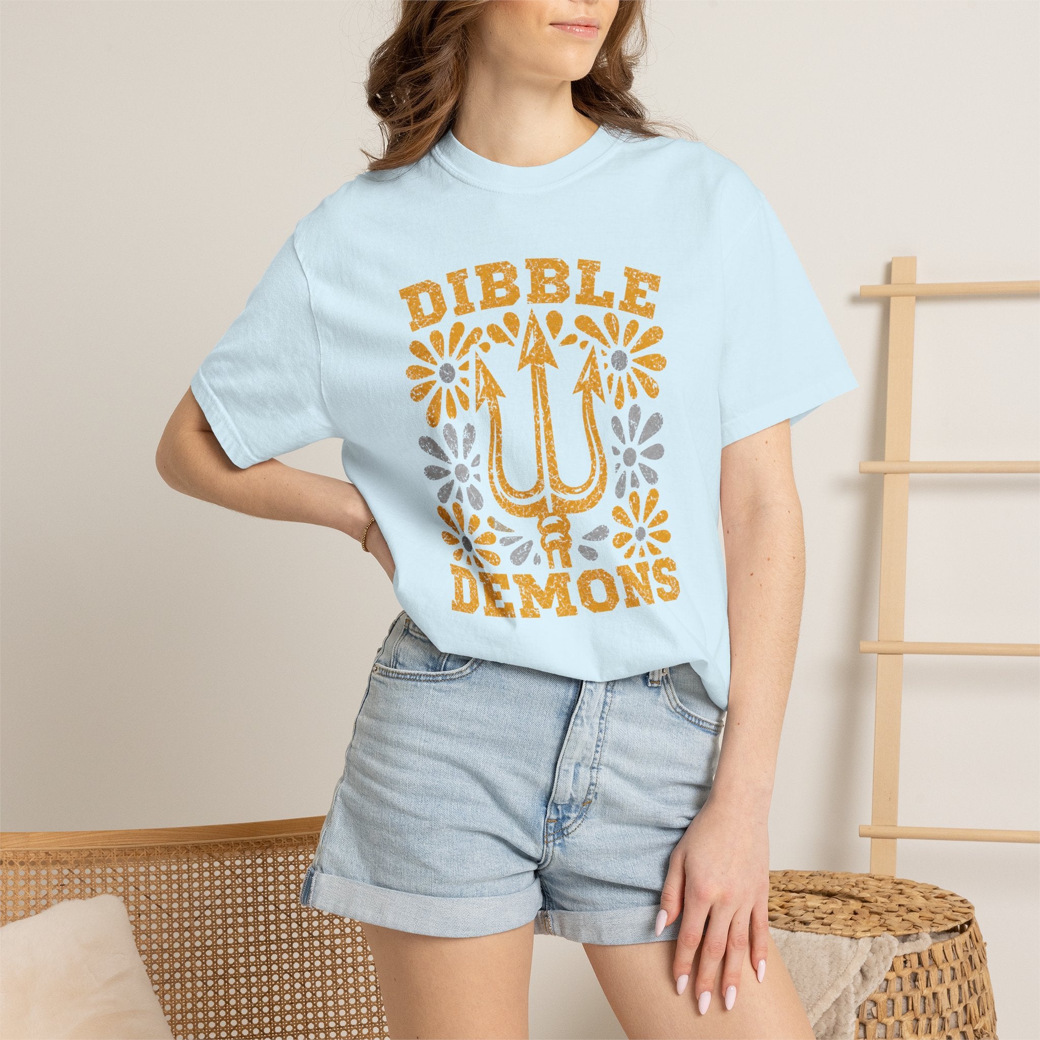 Dibble Demons Floral Trident T-Shirt