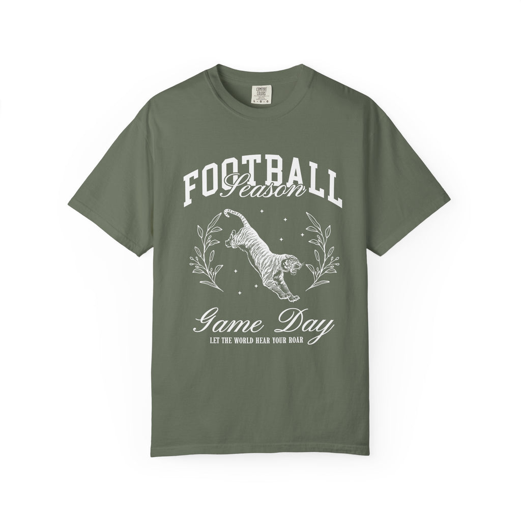 Football Season Game Day T-Shirt — Vintage Tiger Tailgate Tee