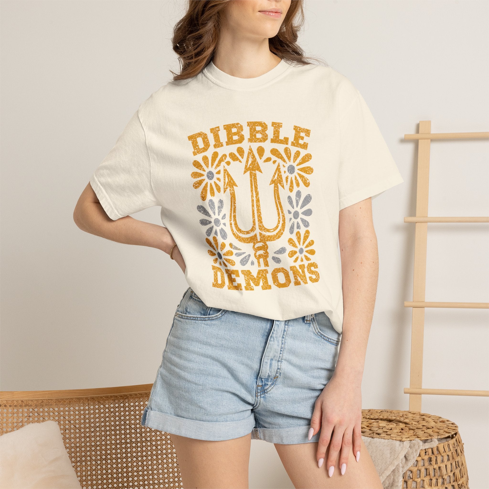 Dibble Demons Floral Trident T-Shirt