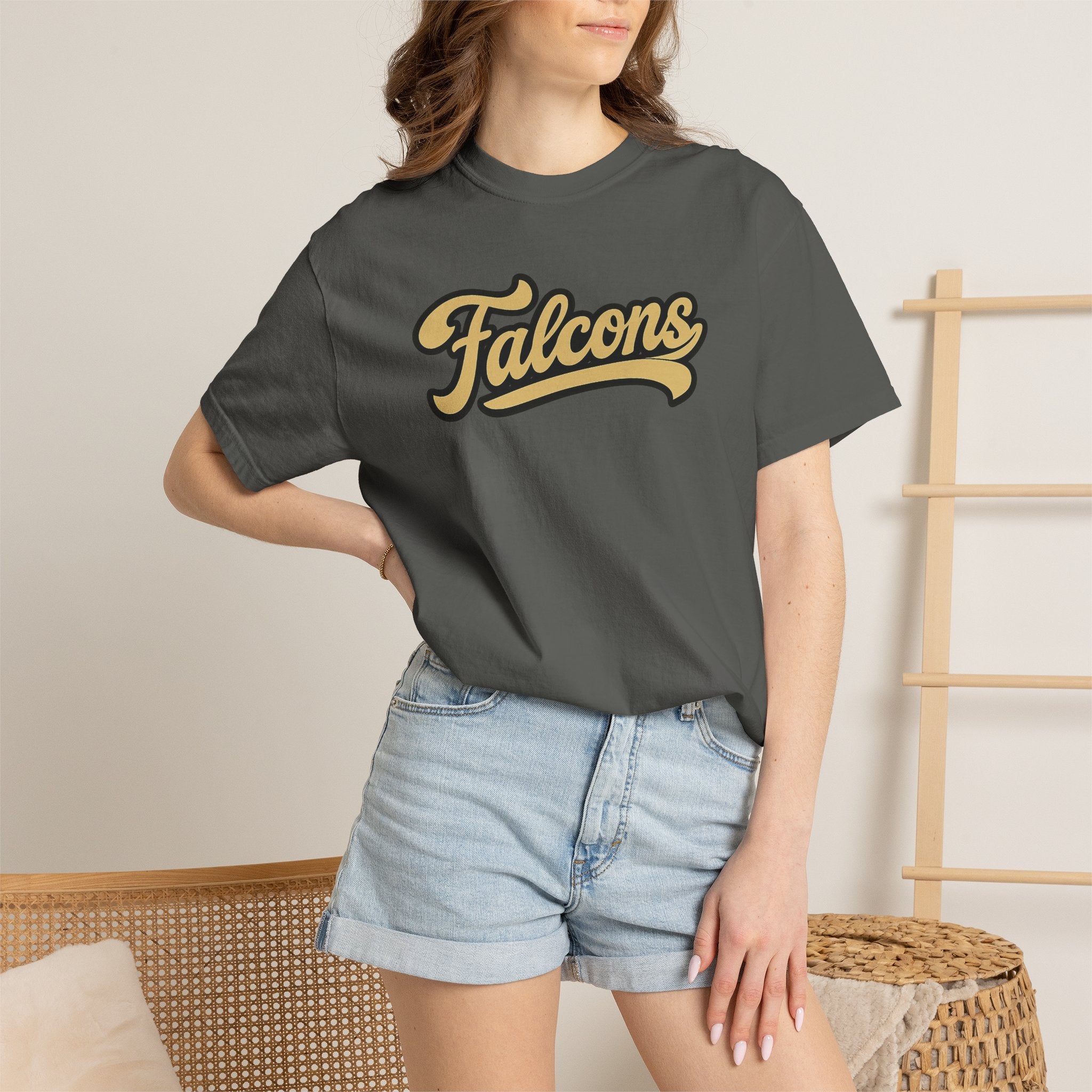 Falcons Script Logo T‑Shirt