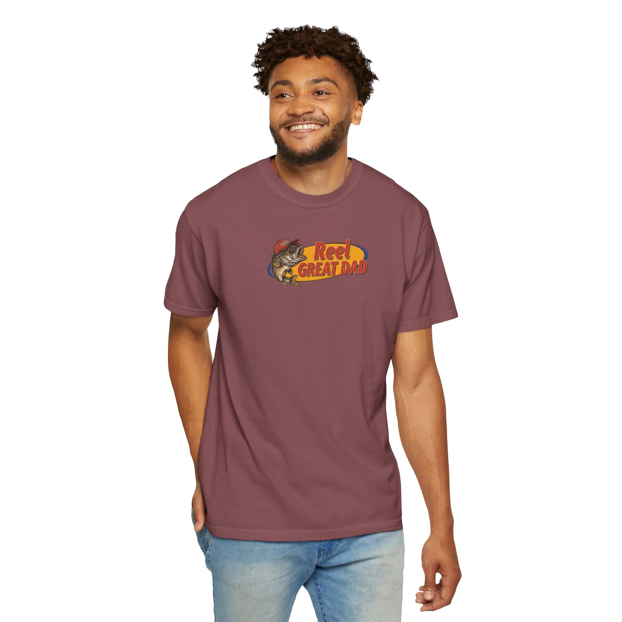 Reel Great Dad T‑Shirt — Fishing Dad Graphic Tee
