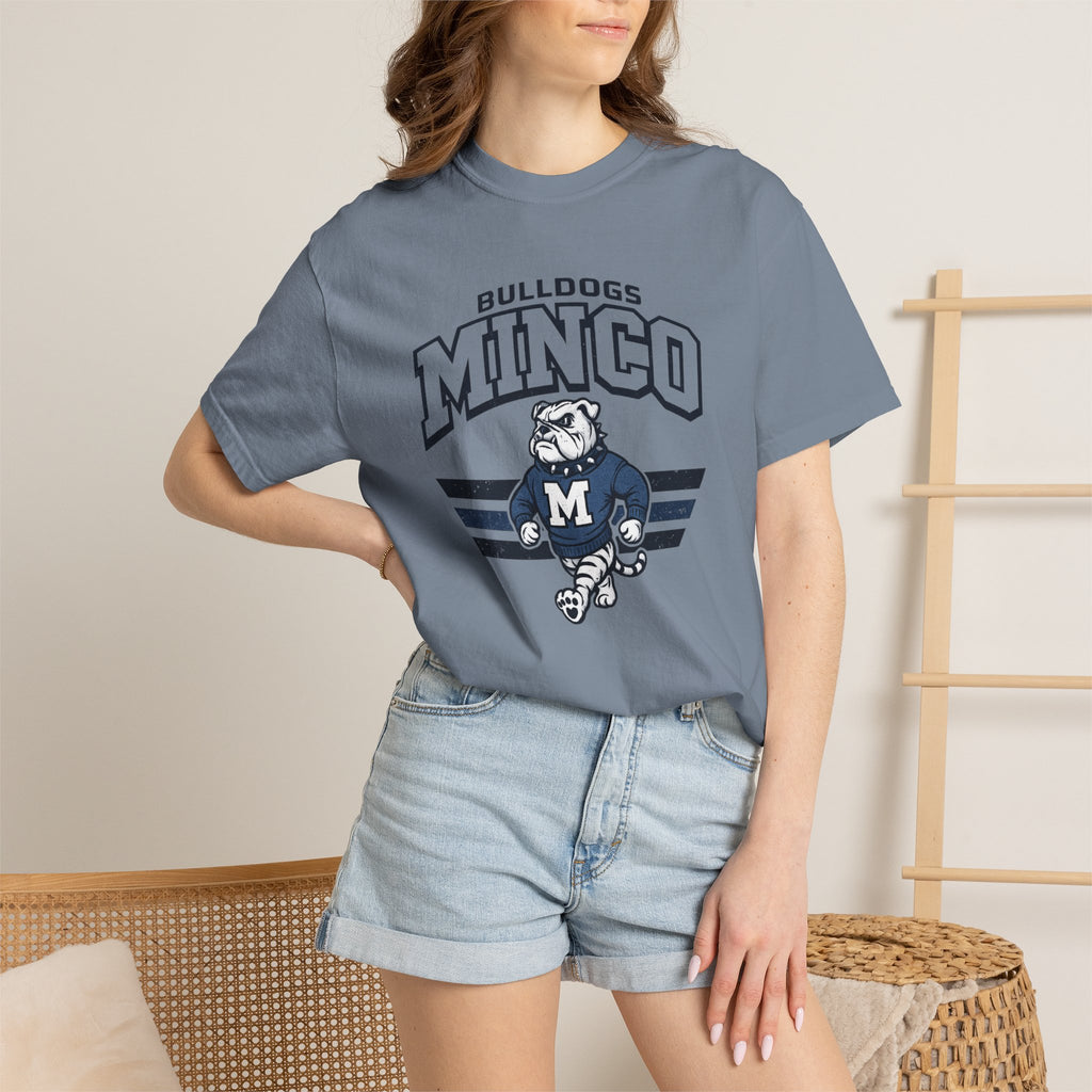 Minco Bulldogs Vintage Mascot T-Shirt