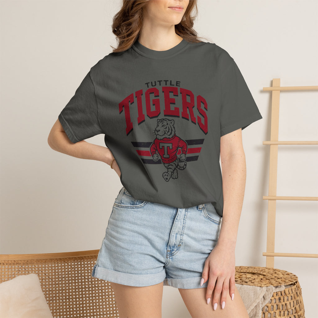 Tigers Mascot T-Shirt — Tuttle School Spirit Tee