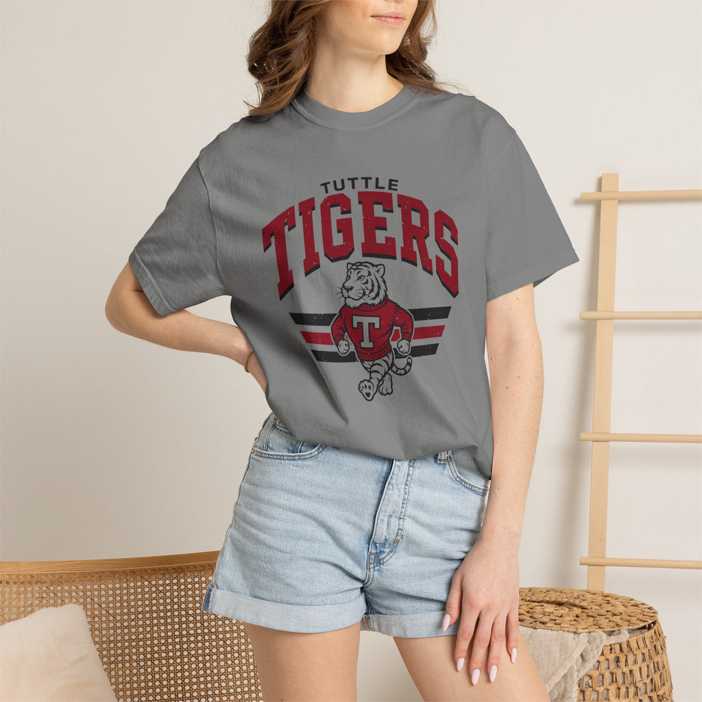 Tigers Mascot T-Shirt — Tuttle School Spirit Tee