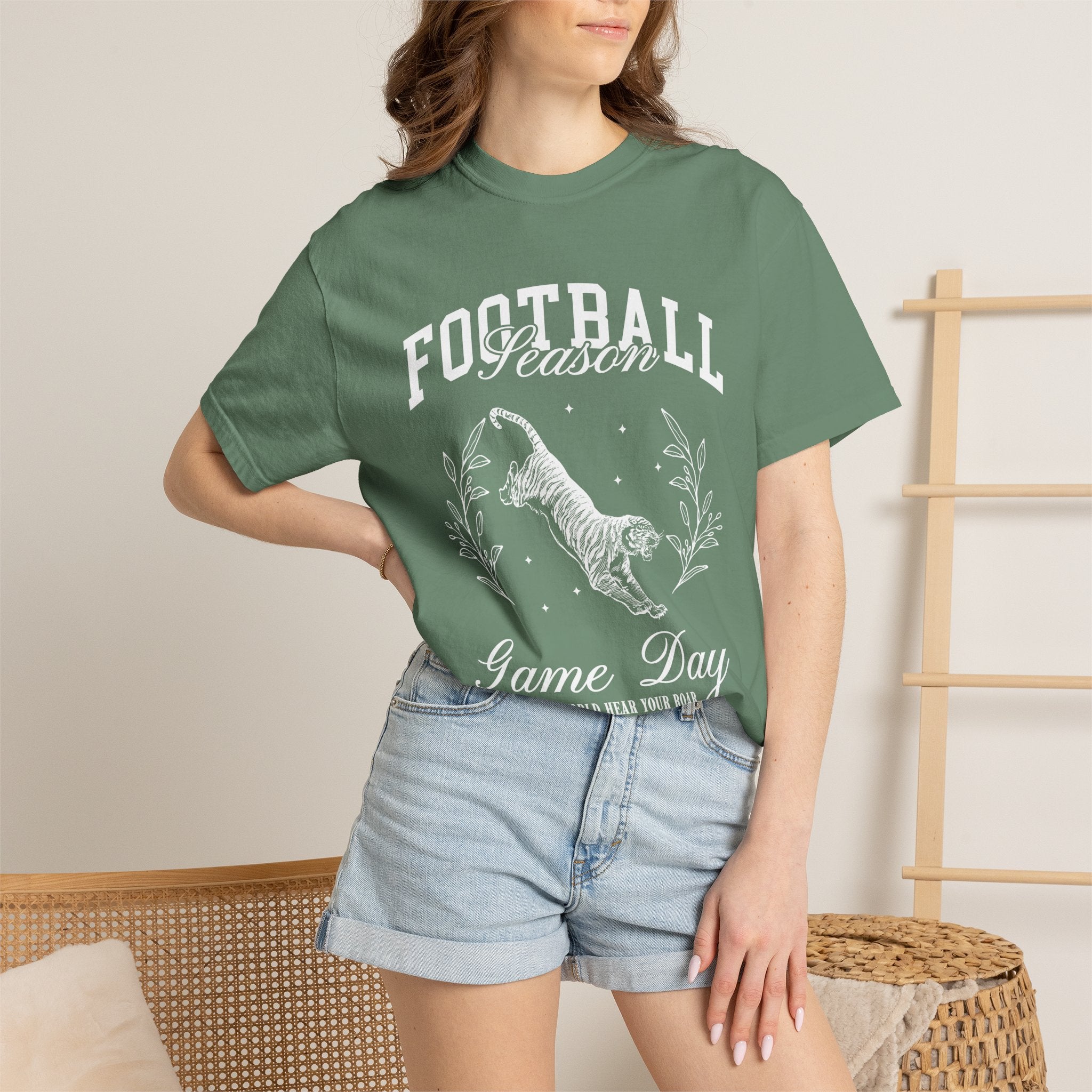 Football Season Game Day T-Shirt — Vintage Tiger Tailgate Tee