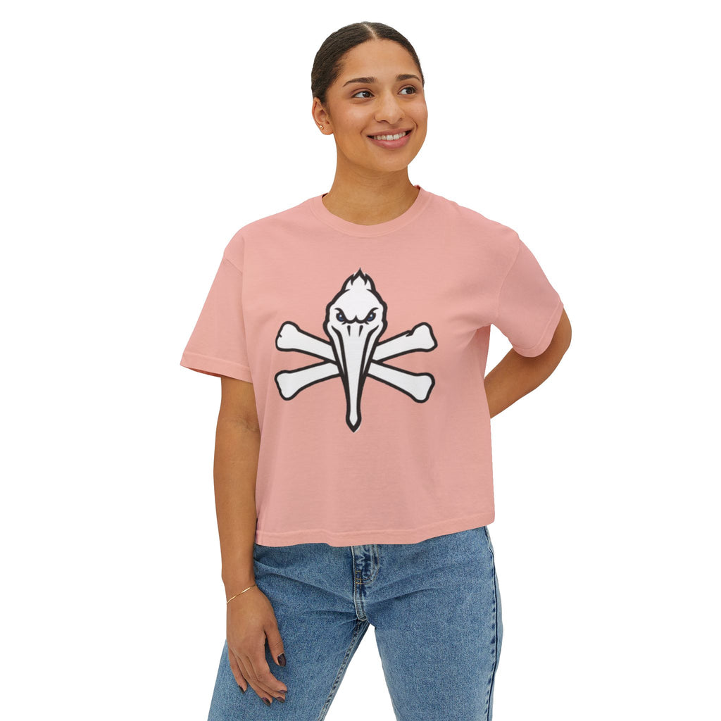 Pelicans CC Boxy Style Crop Tee