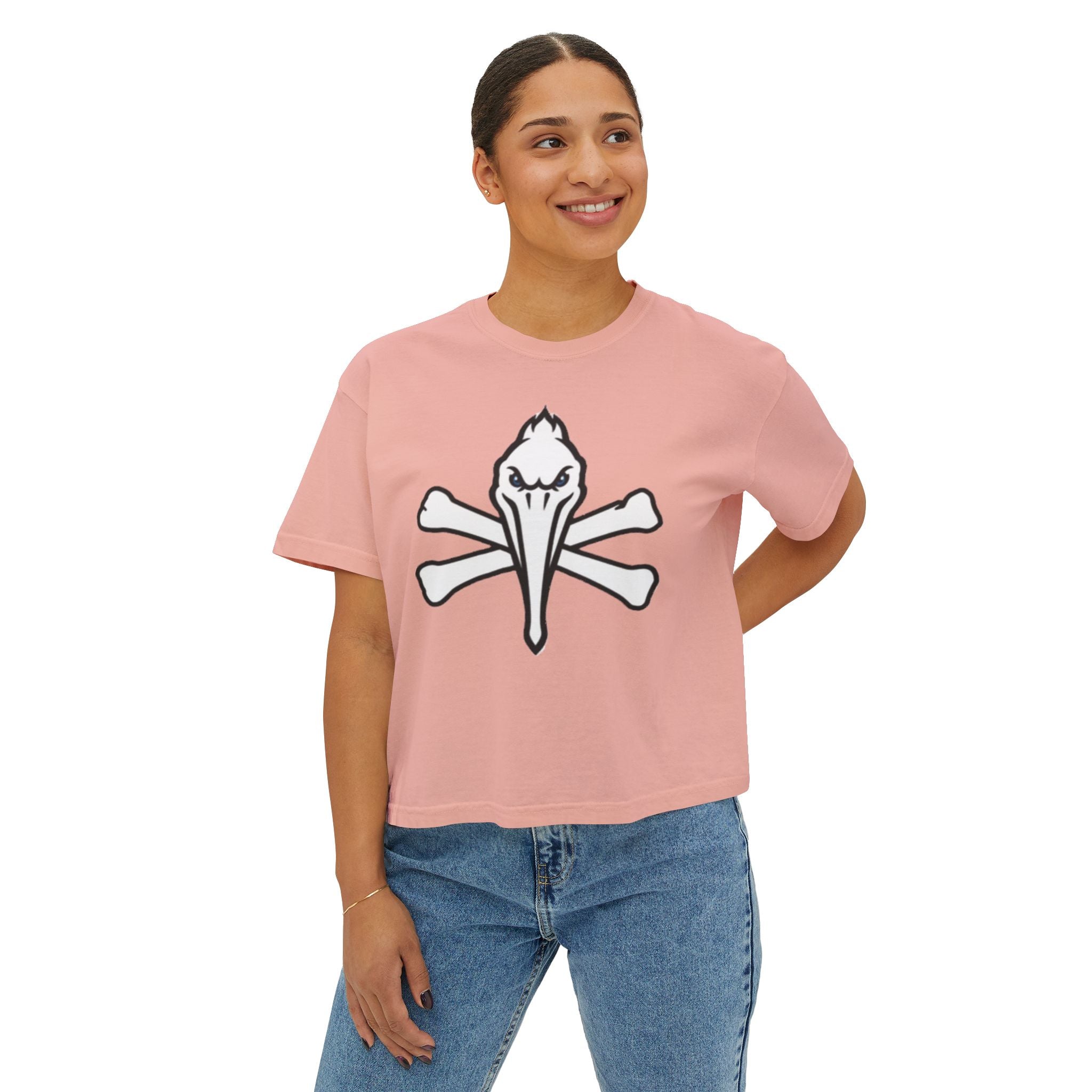 Pelicans CC Boxy Style Crop Tee