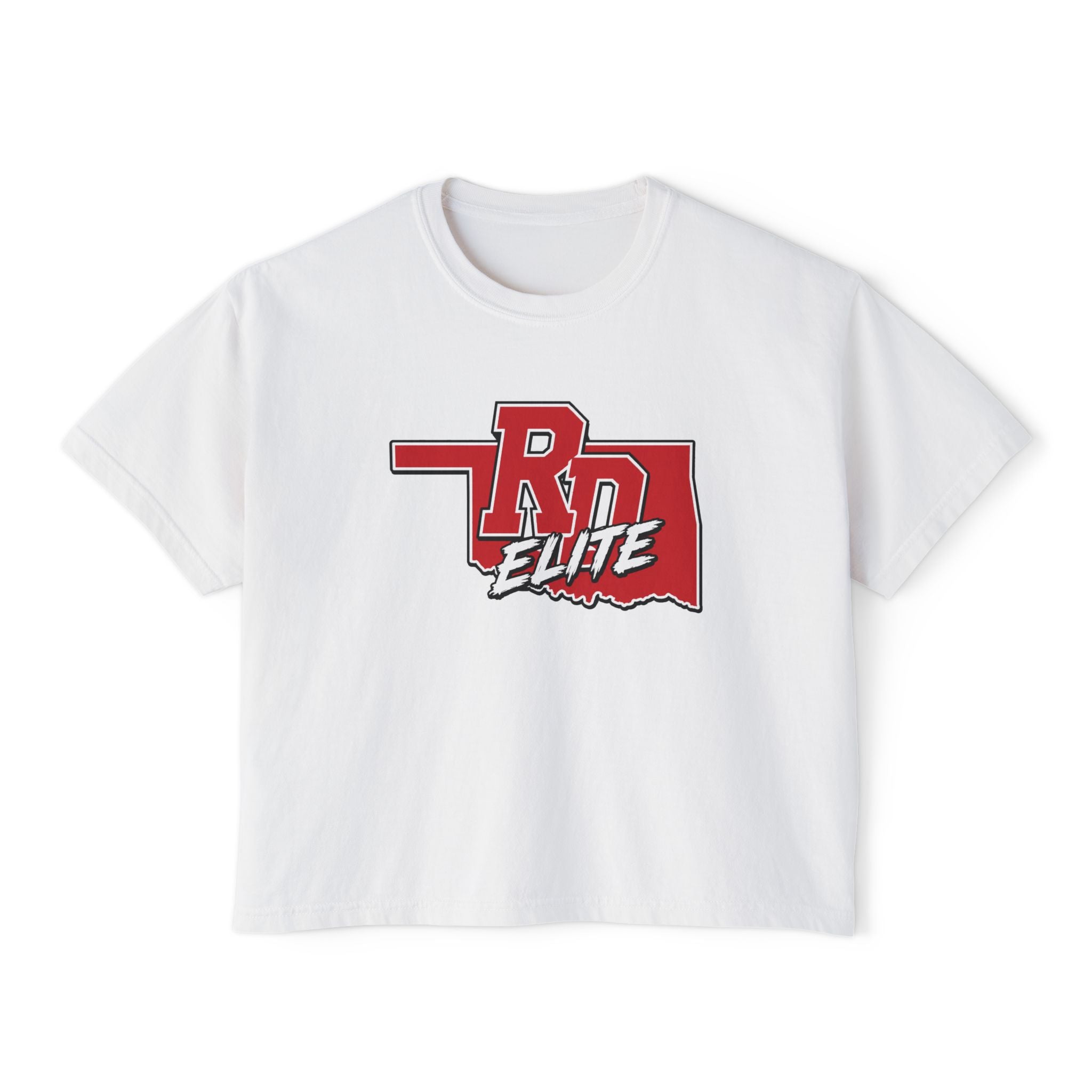 RD Elite Oklahoma Outline Women's Boxy Tee