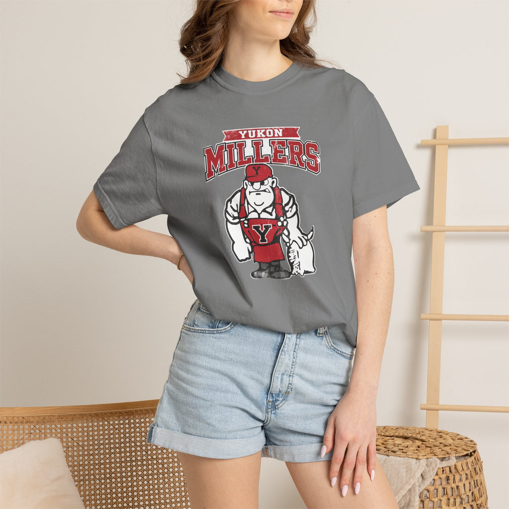 Yukon Millers Mascot T-Shirt — Vintage School Spirit Tee