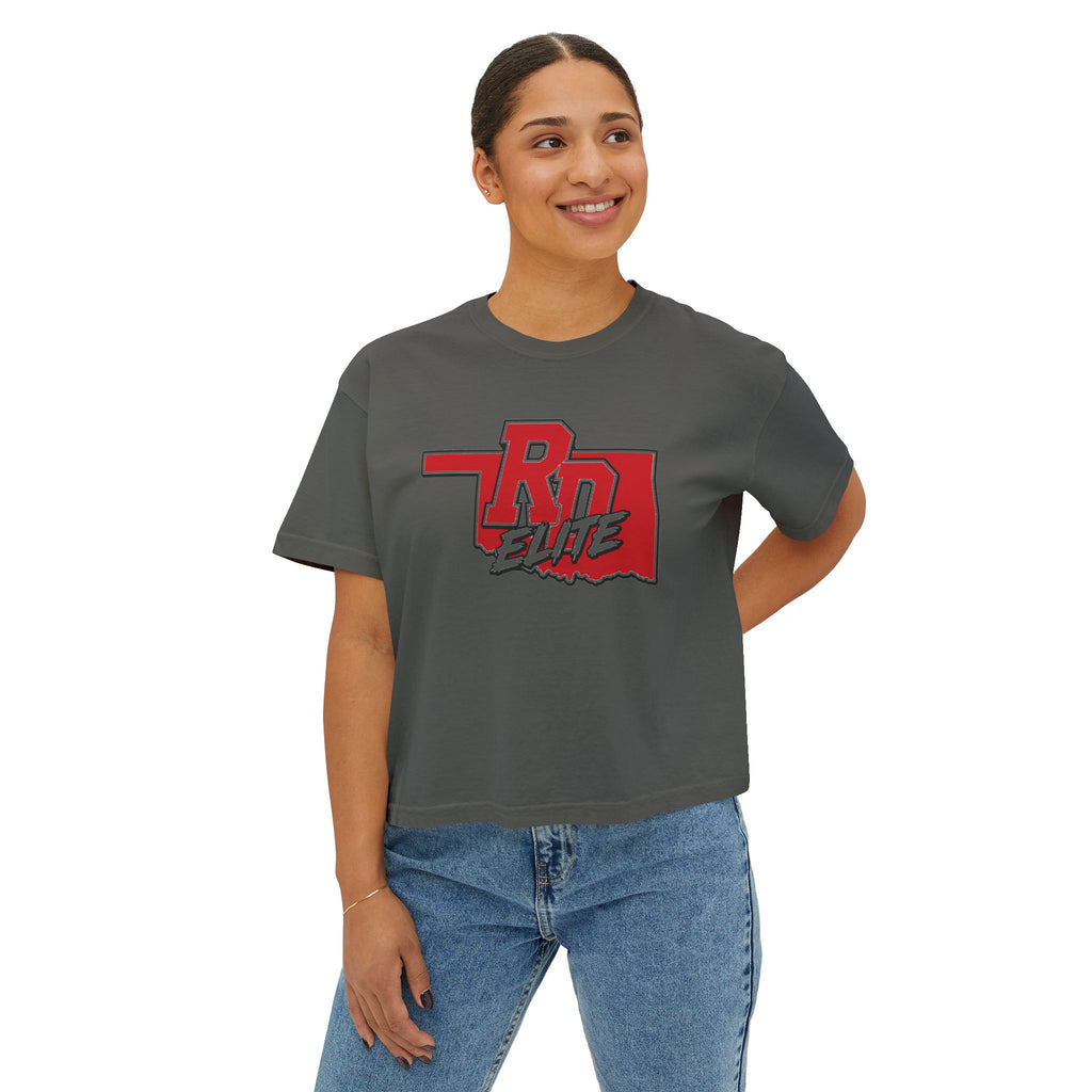 RD Elite Oklahoma Outline Women's Boxy Tee