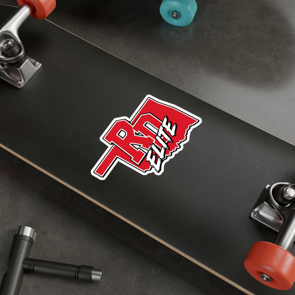 RD Elite Oklahoma Sticker — Red Kiss-Cut Vinyl Decal