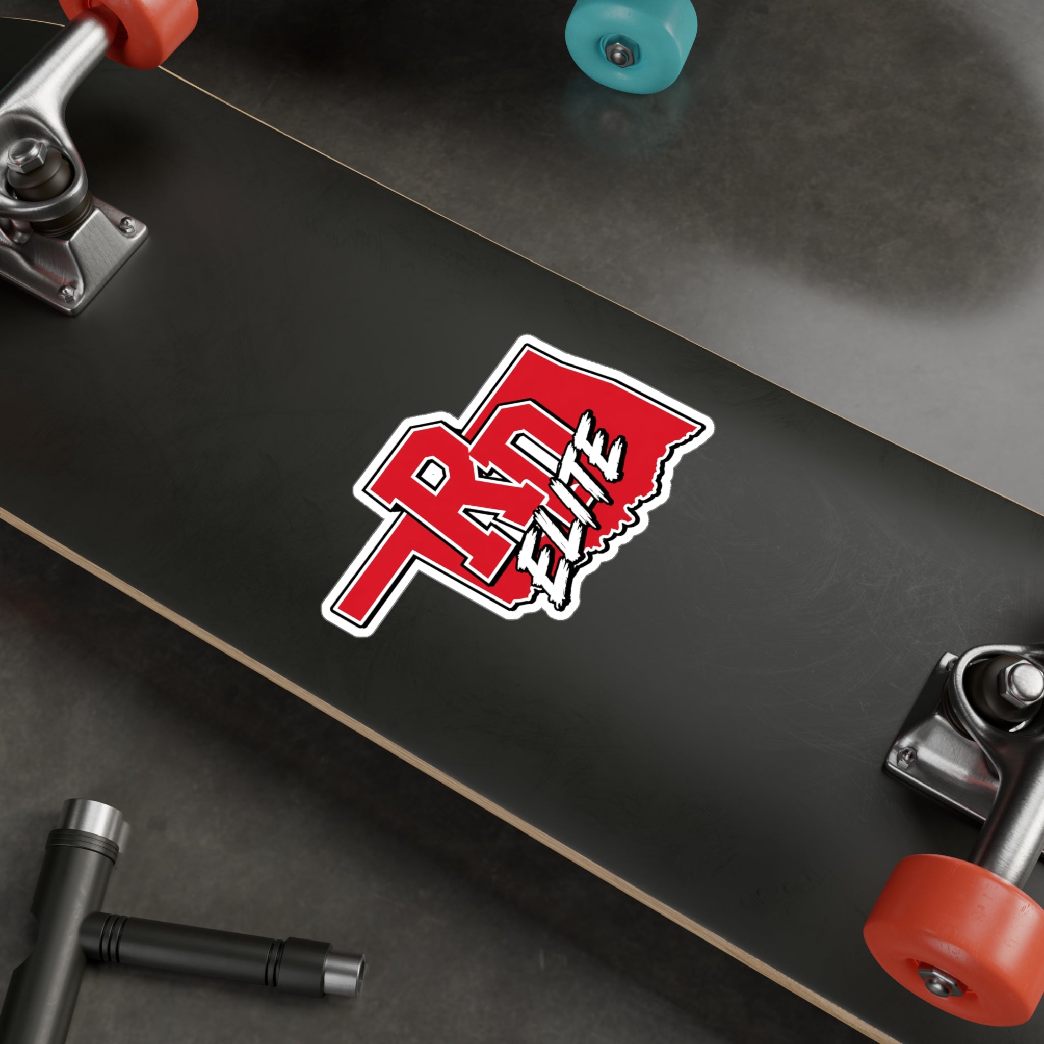 RD Elite Oklahoma Sticker — Red Kiss-Cut Vinyl Decal